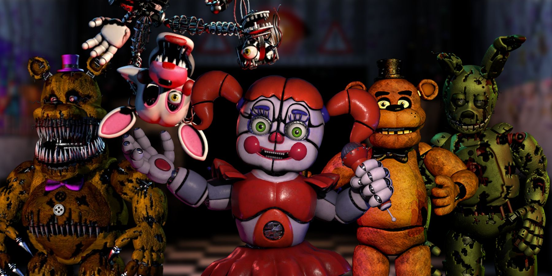 All Of The Animatronics In Five Nights At Freddy's Explained