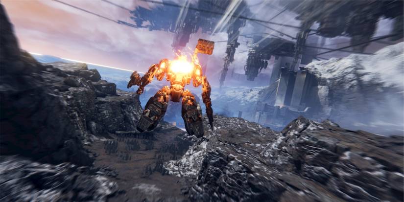 Flying around in Armored Core 6 Fires of Rubicon