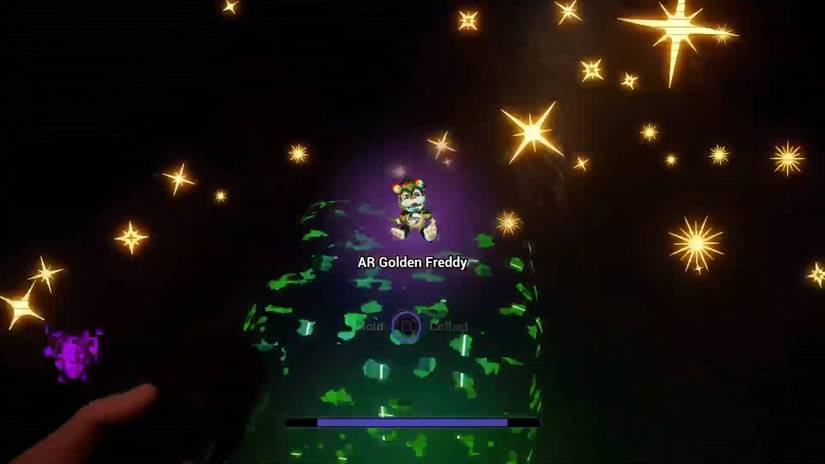 FNAF Security Breach_Ruin_AR Golden Freddy