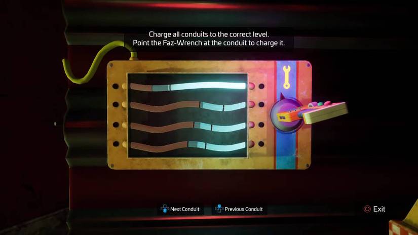 FNAF Security Breach_Ruin_Glamrock Salon_Conduit Puzzle 1