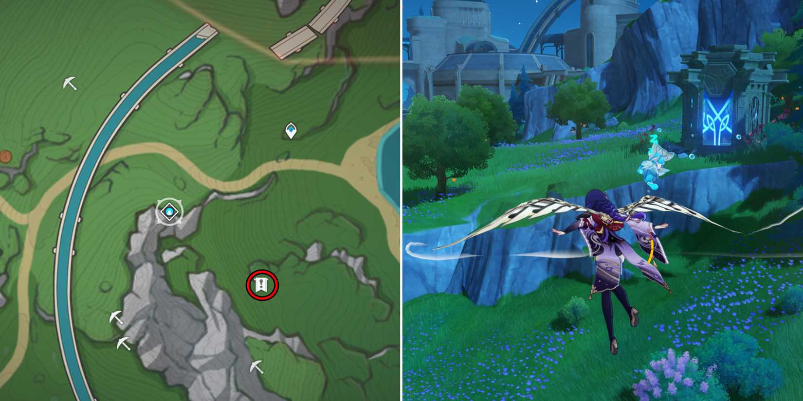 fontaine shrine of depth location 3 in genshin impact