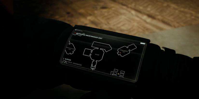 Fort Solis Maintenance Room Map