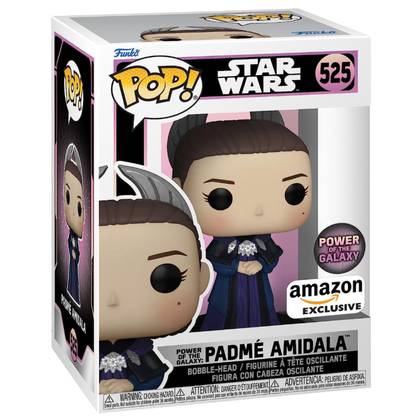 Funko Pop Star Wars Power of The Galaxy - Padme Amidala in Senate Gown Amazon Exclusive