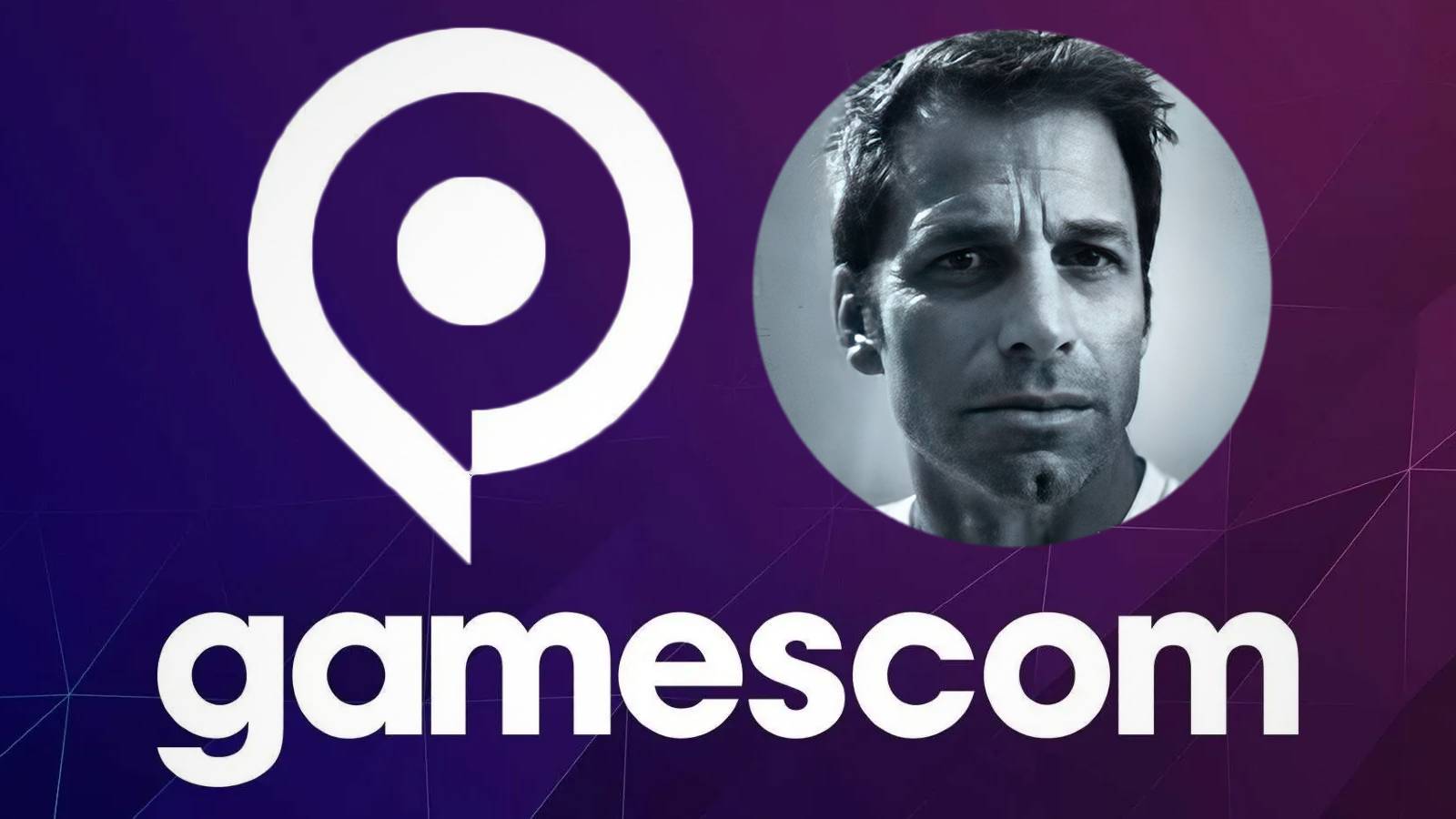 Gamescom 2023 graphic next to Zack Snyder Twitter profile picture