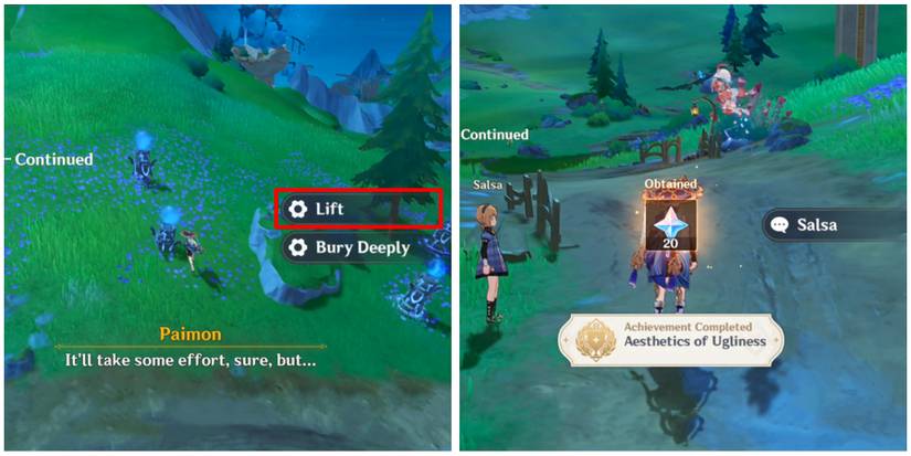 genshin impact aesthetics of evilness achievement