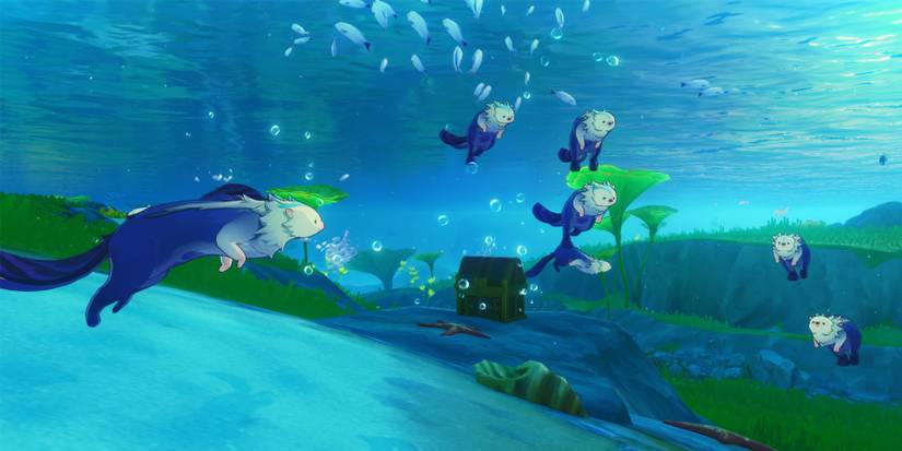 genshin impact all leisurely otter locations