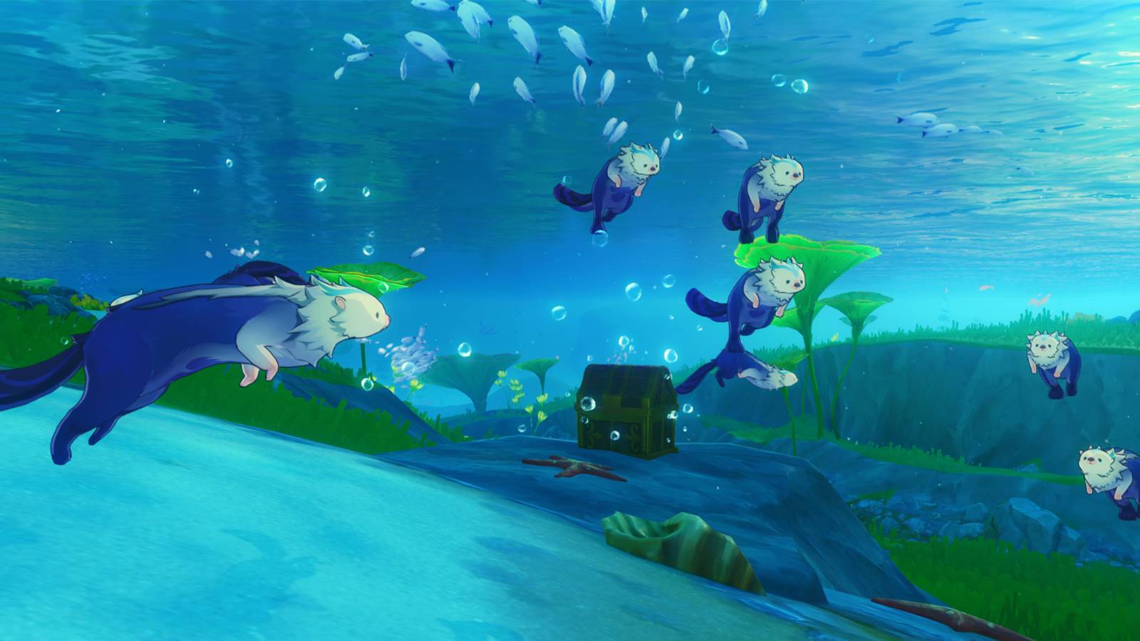 genshin impact all leisurely otter locations