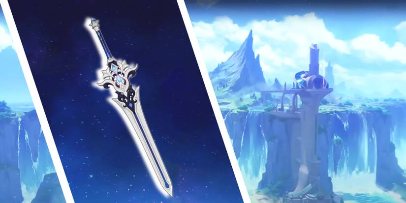 genshin impact fontaine forgeable tidal shadow claymore