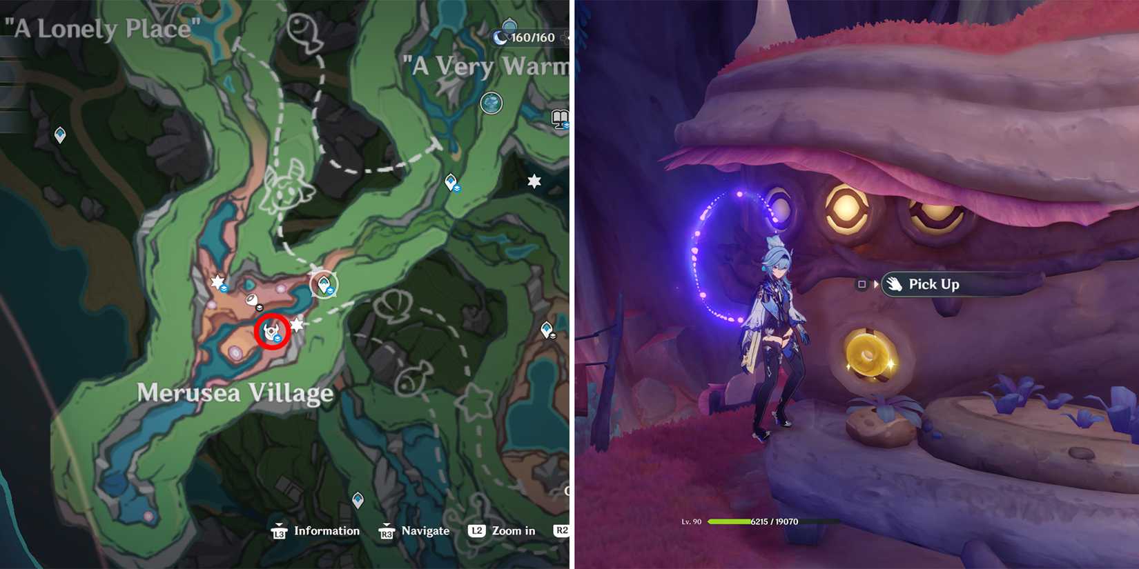 genshin impact fontaine radiant spincrystal location 1