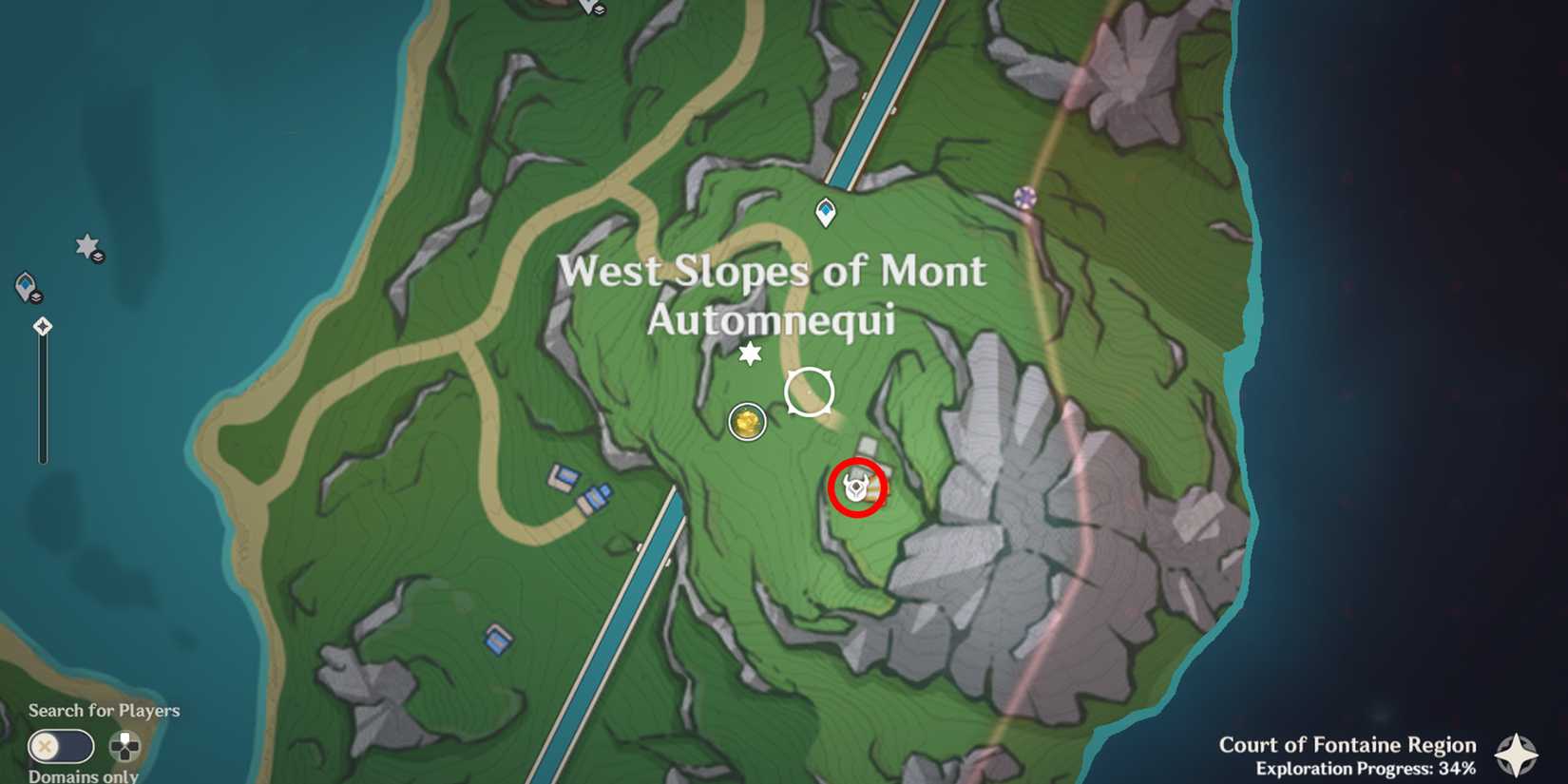 genshin impact fontaine radiant spincrystal location 4