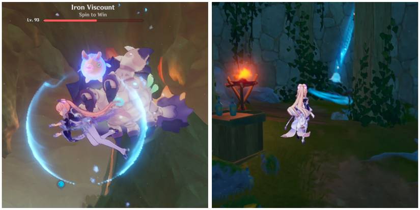 genshin impact how to exit the volcanic area underwater