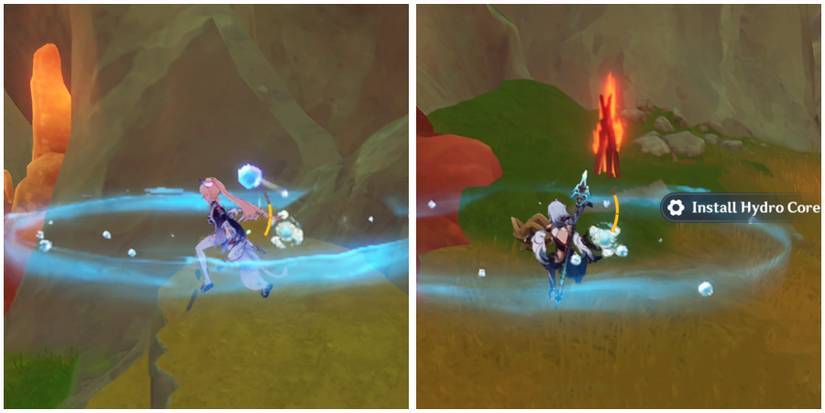 genshin impact how to turn off the volcanic underwater area torches