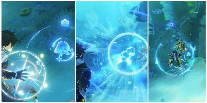 genshin impact how to use armored crab heavy shields