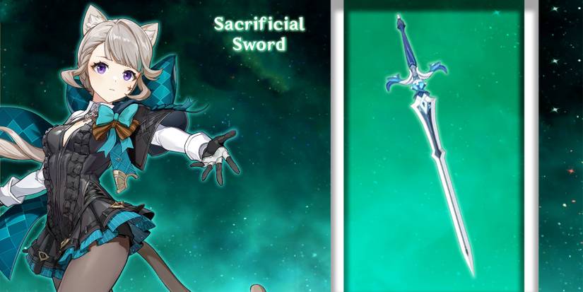 genshin impact lynette favonius sacrificial sword