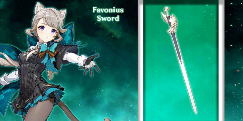 genshin impact lynette favonius sword