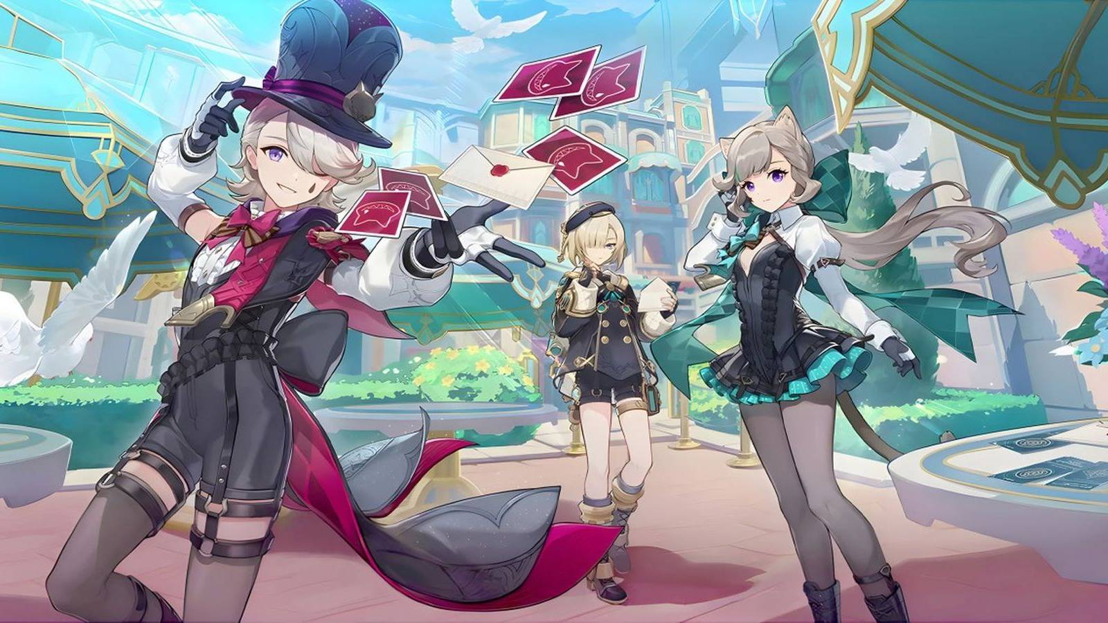 Genshin Impact Lyney Lynette Freminet