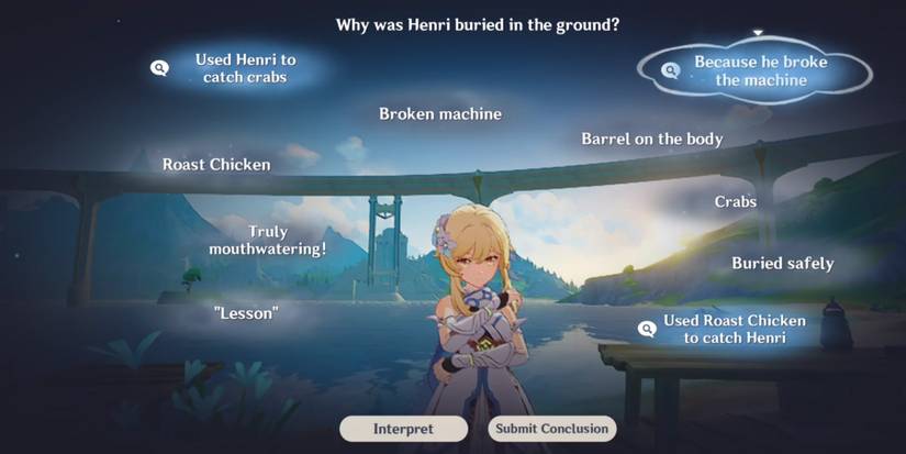 genshin impact truly mouthwatering quest why was henri buried in the ground