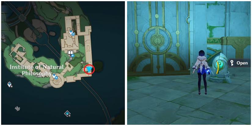genshin impact where to use the key to some place in the school