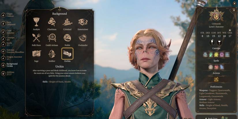 A Githyanki Sorcerer in Baldur's Gate 3