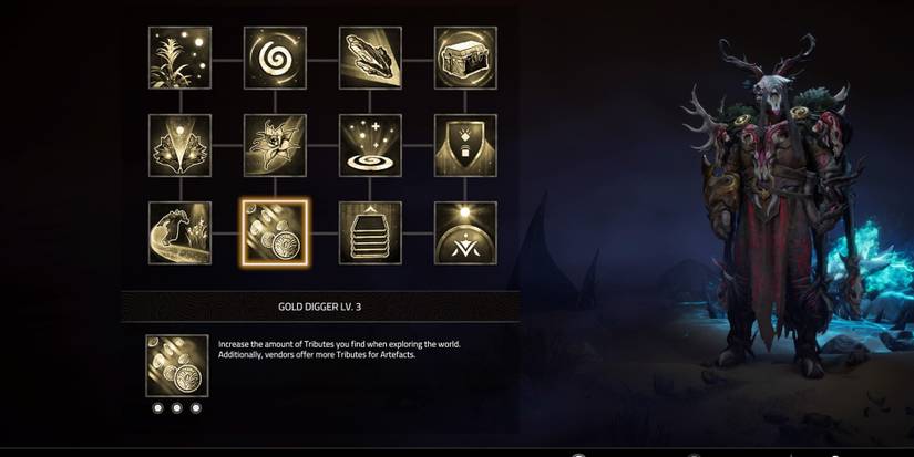 The Gold Digger perk from Atlas Fallen