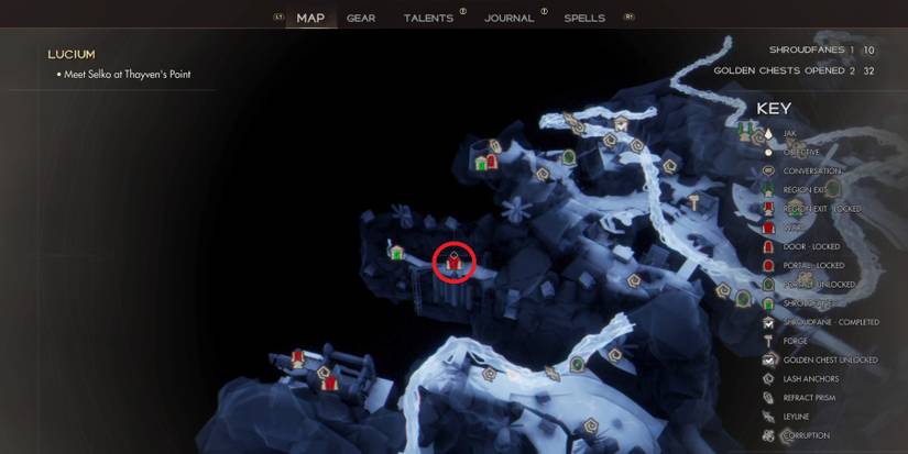 Golden Chest and Shroudfane locations in Immortal of Aveum