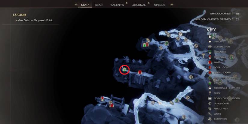 Golden Chest and Shroudfane locations in Immortal of Aveum