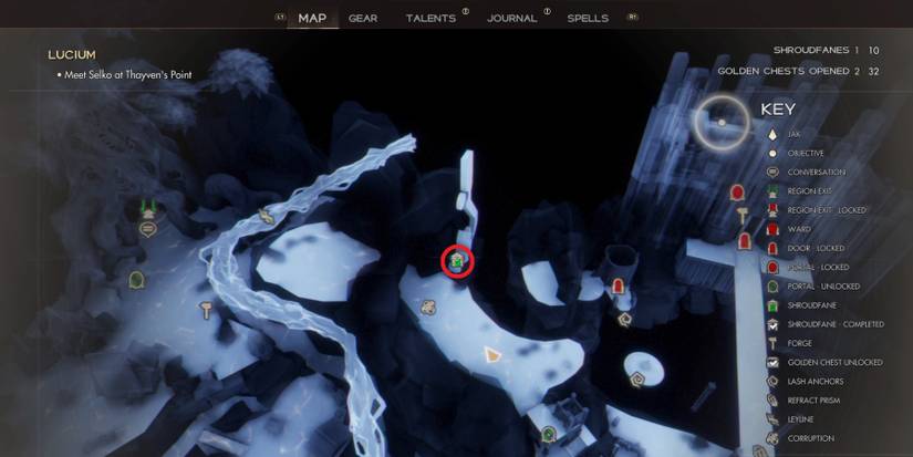 Golden Chest and Shroudfane locations in Immortal of Aveum