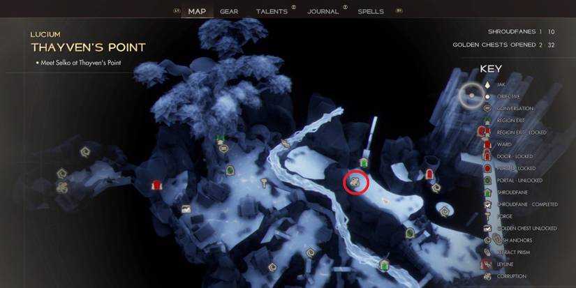 Golden Chest and Shroudfane locations in Immortal of Aveum