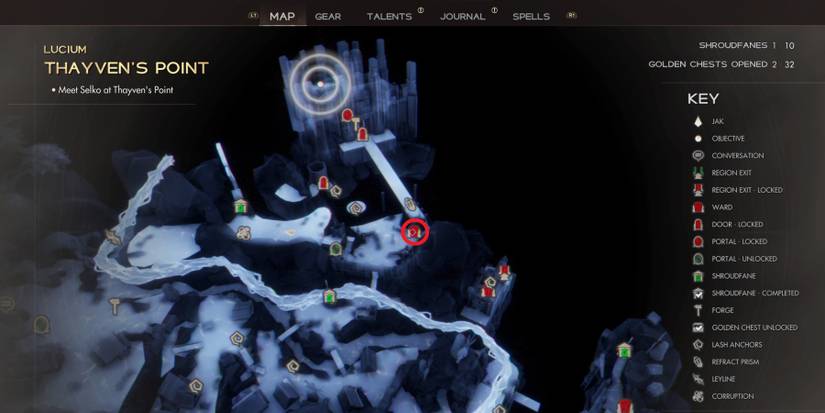 Golden Chest and Shroudfane locations in Immortal of Aveum