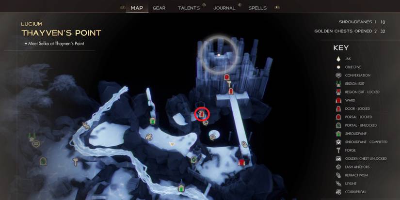 Golden Chest and Shroudfane locations in Immortal of Aveum