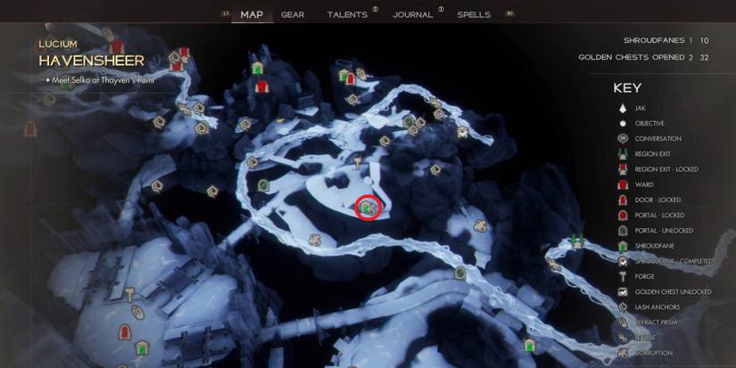 Golden Chest and Shroudfane locations in Immortal of Aveum