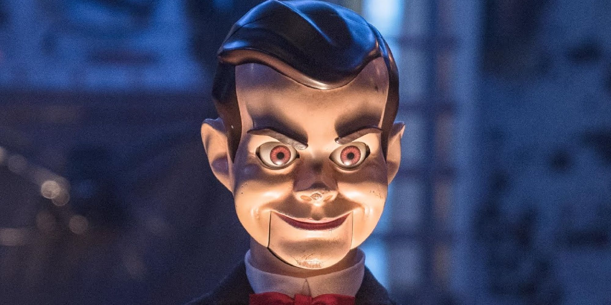 Slappy the ventriloquist doll from the Goosebumps movie.
