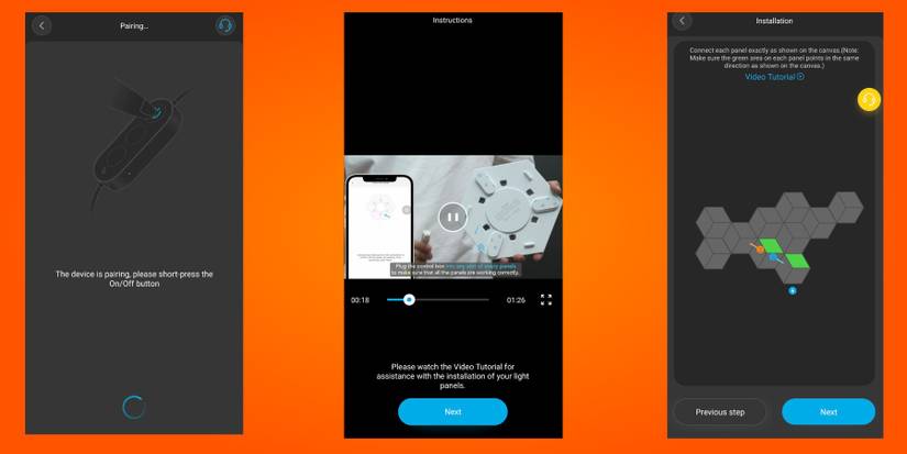 Govee Glide Hexa Ultra Installation Slide