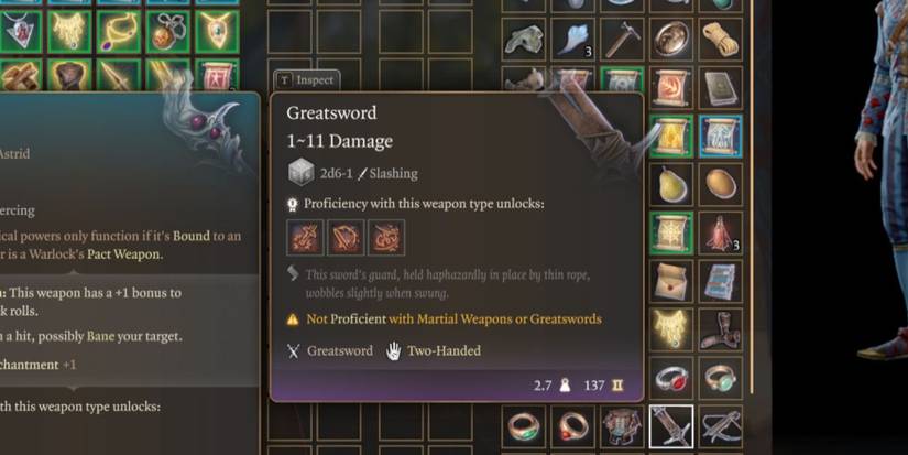 A Greatsword in Baldur's Gate 3