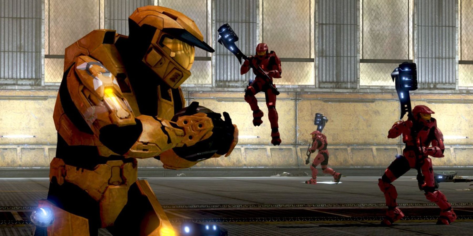 Players engaging in a game of Grifball