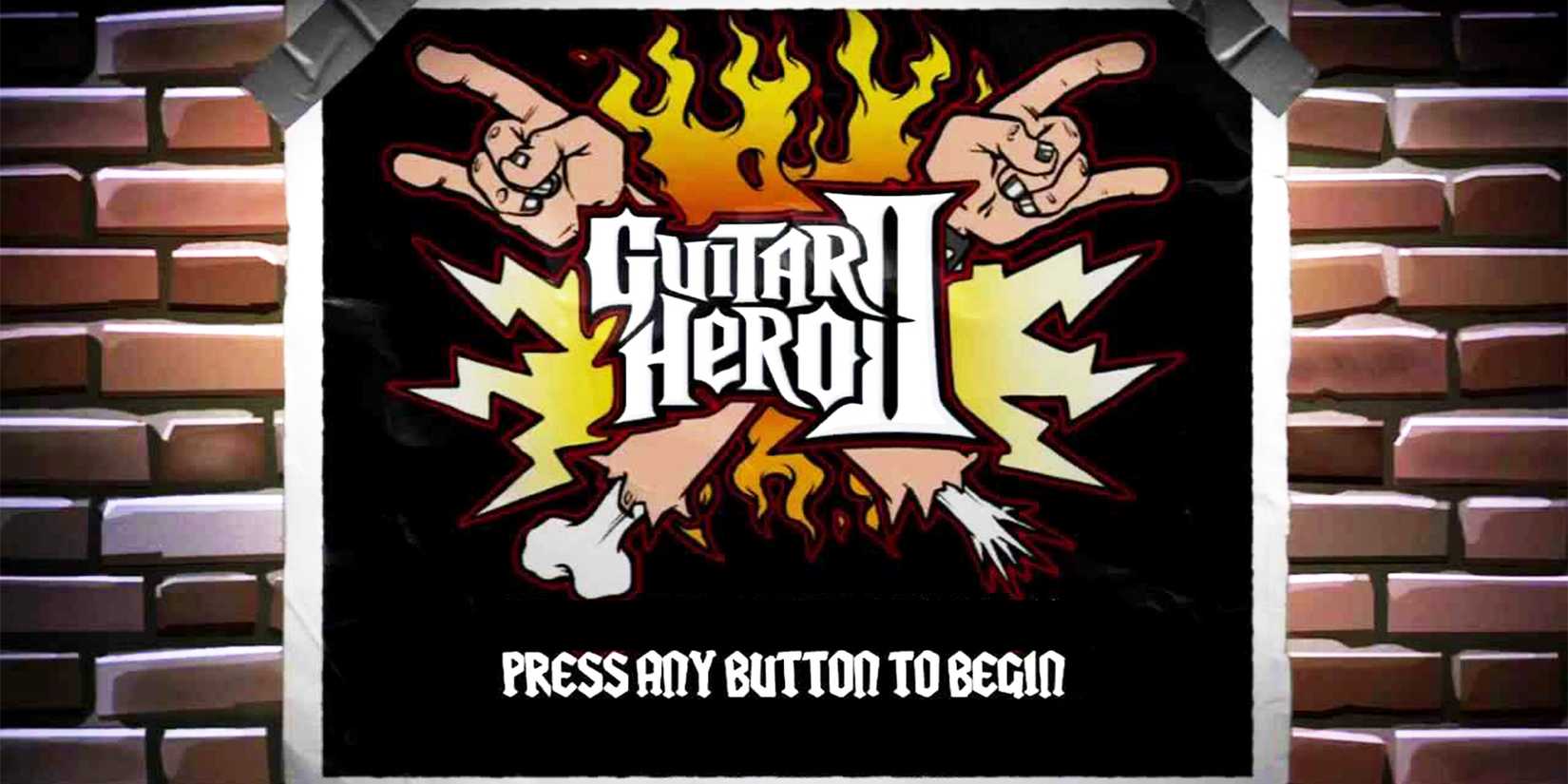 Guitar Hero 2 start screen