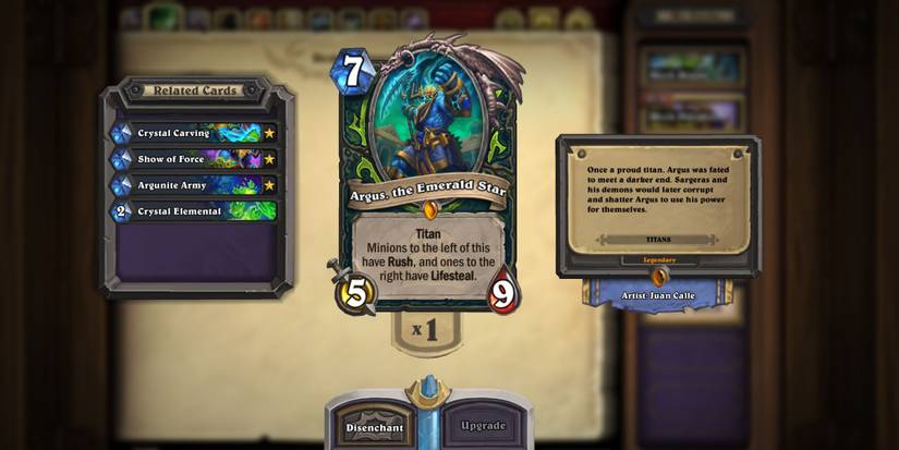 Hearthstone Argus, The Emerald Star