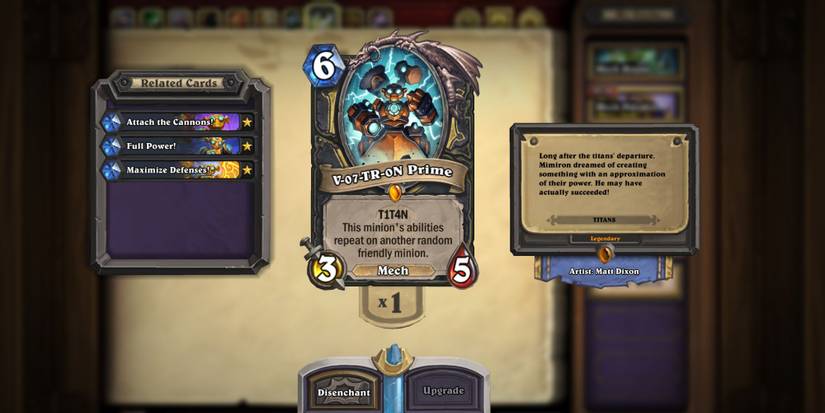 Hearthstone V-O7-TR-0N Prime