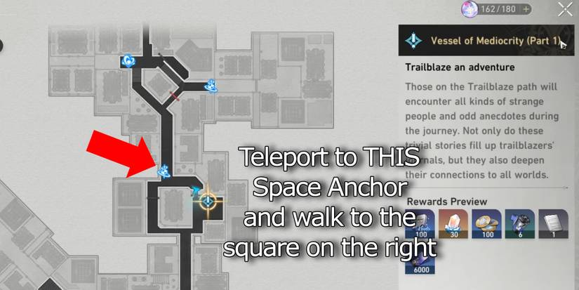 How to get to Vessel of Mediocrity Part 1 in Honkai Star Rail