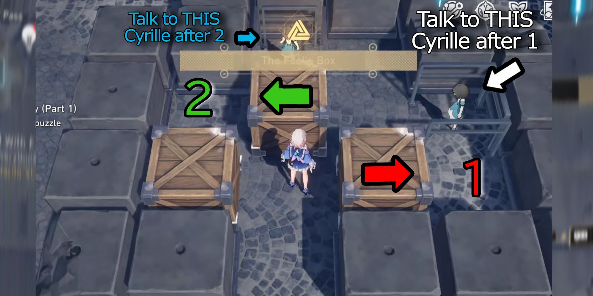 How to solve the second puzzle in Vessel of Mediocrity Part 1 in Honkai Star Rail