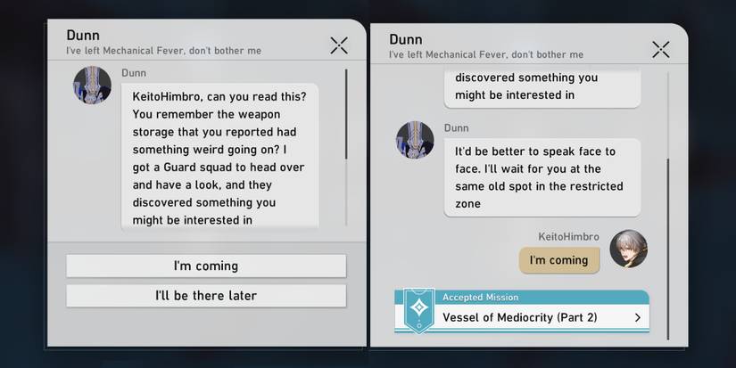 Captain Dunn sends message for Vessel of Mediocrity Part 2