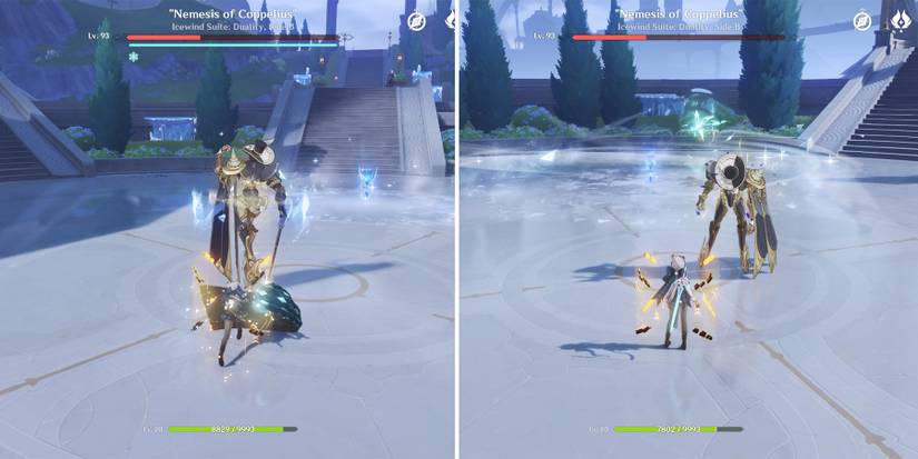 how to break icewind suite nemesis of coppelius shield in genshin impact