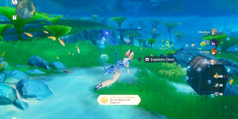 how to get do you believe in rapture achievement in genshin impact