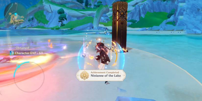how to get ninianne of the lake achievement in genshin impact
