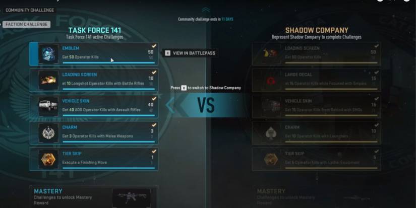 image showing polished camo challenges in warzone 2 and mw2.