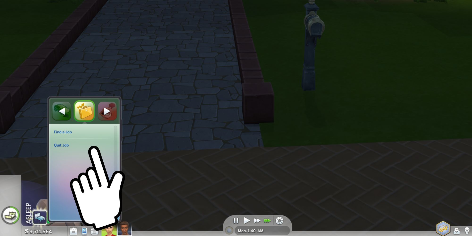 how to quit job in sims 4