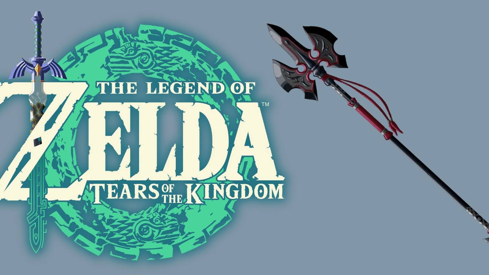 Royal Guard Spear with Zelda Logo