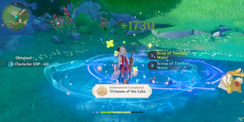 how to get vivianne of the lake achievement in genshin impact