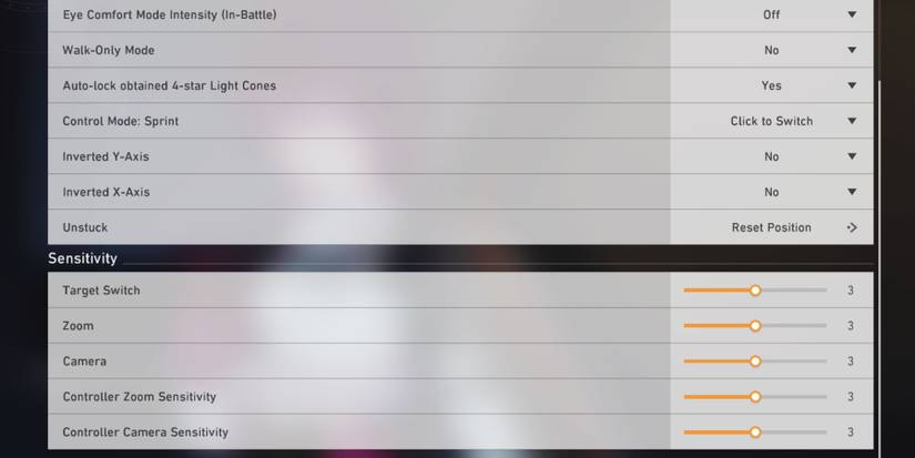 honkai star rail pc settings