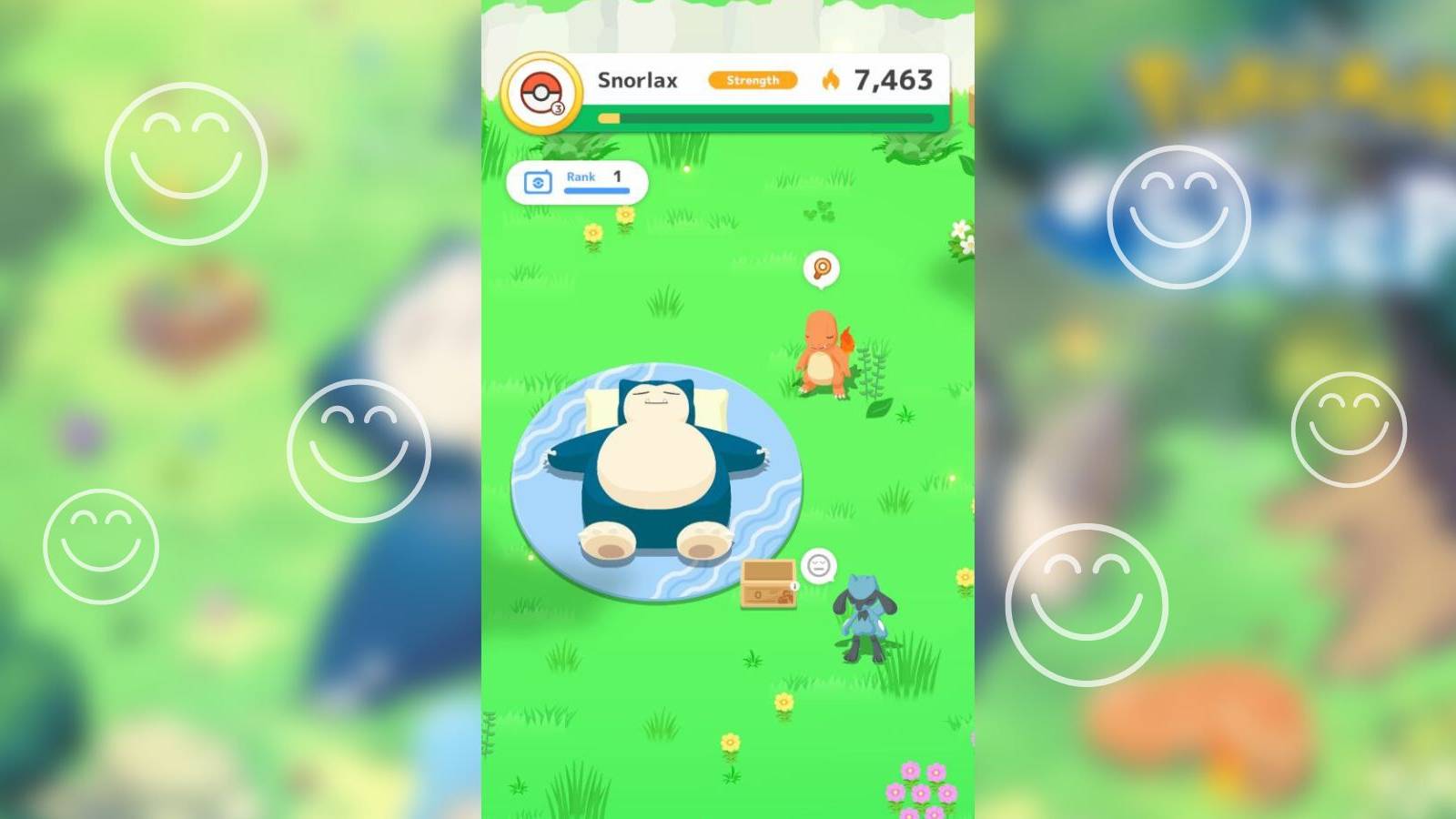 image showing pokemon sleep happiness levels.